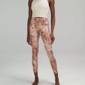 lululemon Align HR leggings 25” in Shine DYM8 sz 4 NWT $118R
